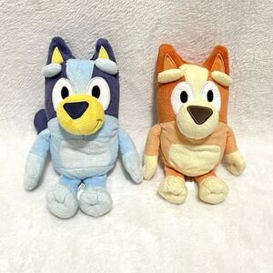 Bluey And Friends - Bluey 8" And Bingo 7" Plush Soft Stuffed Animal Moose‎ Toys